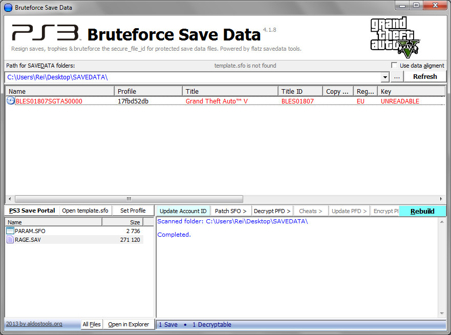 bruteforce save data ps3 2019